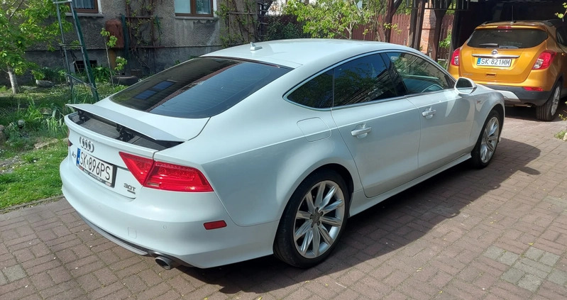 Audi A7 cena 69000 przebieg: 209400, rok produkcji 2012 z Katowice małe 326